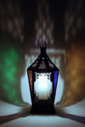 Orientalische Glas-Laterne / Raha