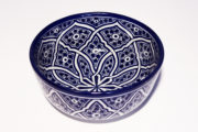 Die orientalischee Schüssel Habiba aus Steingut eignen sich für jede Küche. Orientalisches Geschirr von El-Fesi / Oriental Art Decor.